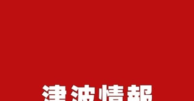 【津波観測】仙台港２０センチ　石巻市鮎川１０センチ