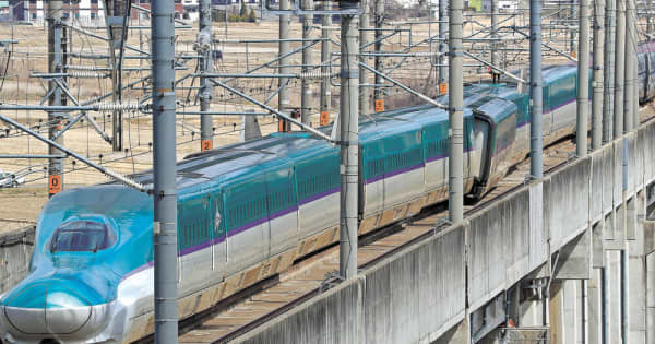 脱線した東北新幹線、月内の全線復旧難しく
