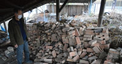 「またやられた」「震災思い出した」　小砂焼の窯元も被害　那珂川で震度5弱