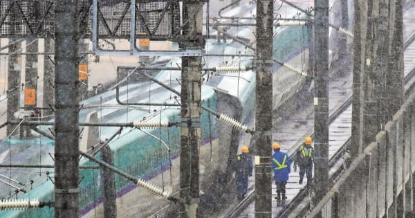 震災時に迫る強震　JR東、東北新幹線の設備被害確認