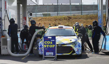 トヨタ、脱炭素燃料でレース参戦　山梨の水素利用