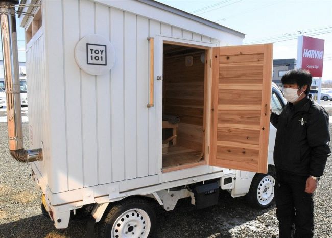 軽トラで「ととのって」 サウナカー、北見でレンタル開始 (北海道新聞