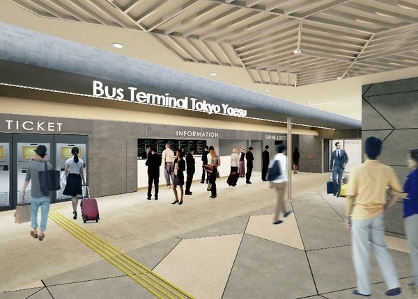 日本最大規模のバスターミナルが東京・八重洲にオープン　9月17日