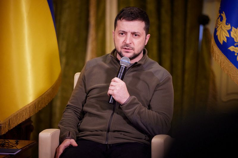ウクライナ大統領、24日のＮＡＴＯ首脳会議に参加　ビデオ演説