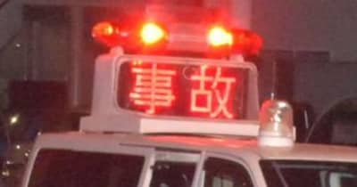 【速報】大型トレーラーと衝突　乗用車の男性2人死傷　茨城県警土浦署