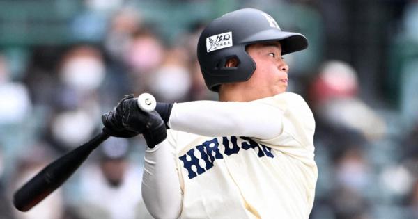 広島商が初戦突破　21世紀枠・丹生に打ち勝つ　選抜高校野球