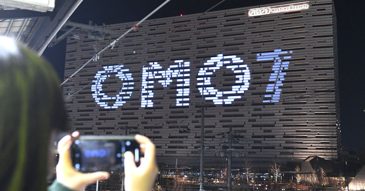 星野リゾート「ＯＭＯ７大阪」開業１カ月前　ライトアップでPR
