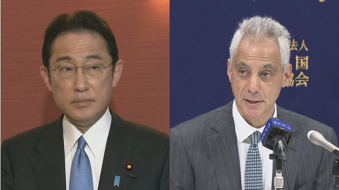 岸田首相、あすエマニュエル大使と広島訪問　原爆死没者慰霊碑で献花へ