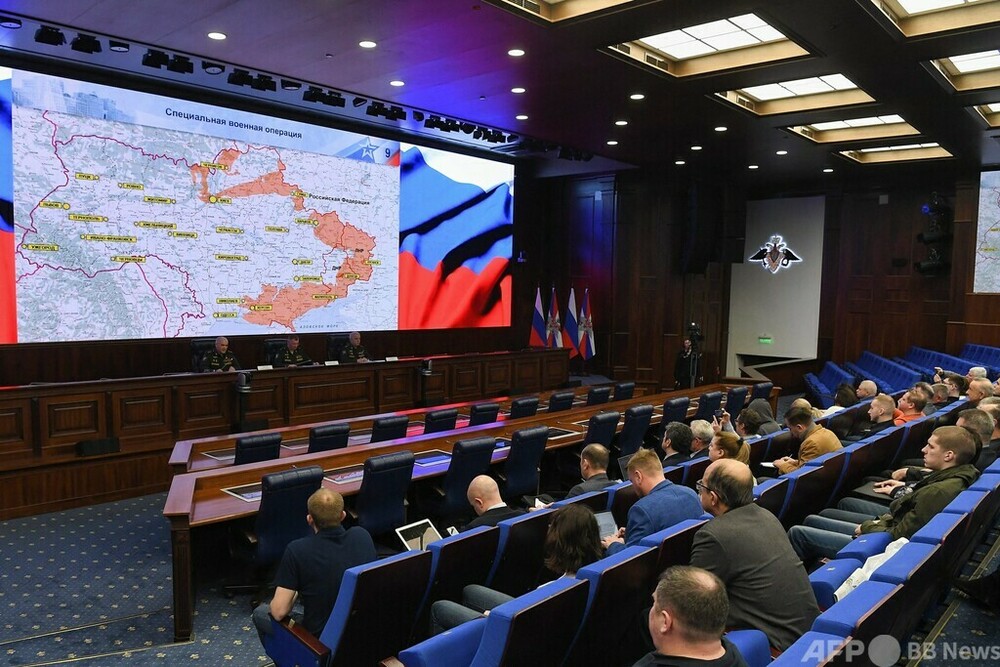 ロシア、作戦目標の縮小示唆 ウクライナ東部「解放」に焦点
