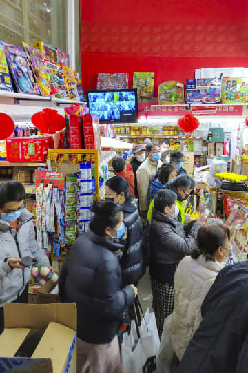 上海、2分割で都市封鎖　コロナ拡大、全住民検査