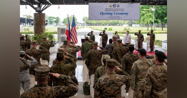 フィリピンと米国が合同軍事演習、15年以降で最大規模