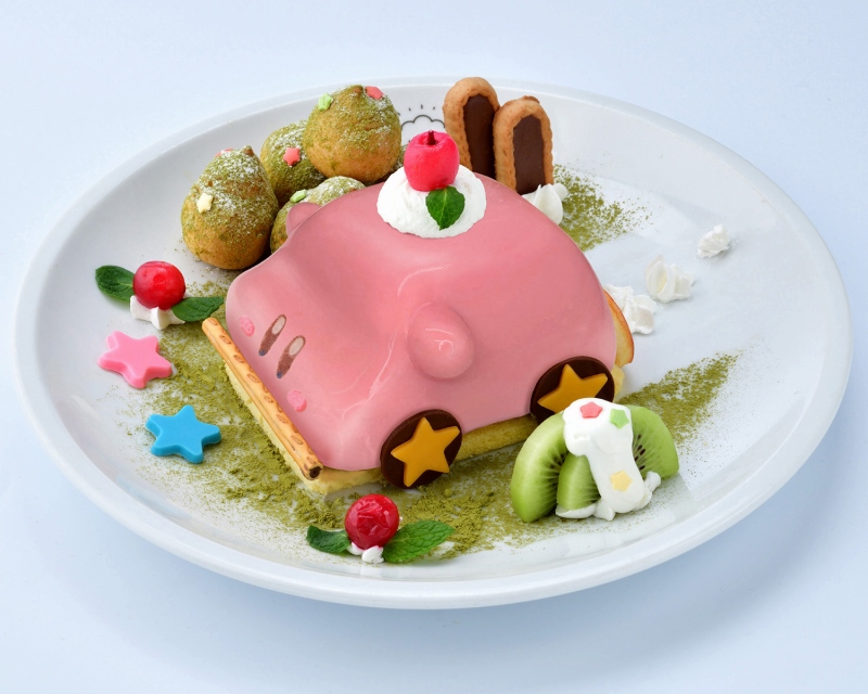 ベネリック、『星のカービィ ディスカバリー』に登場する「くるまほおばりケーキ」を「Kirby Cafe」で現実のメニューとして提供