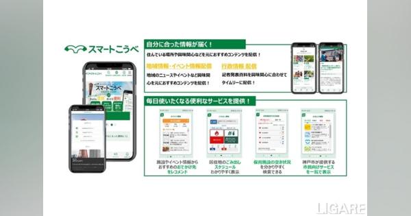 NTT西日本、神戸市民向けのスマートシティポータルを運用開始