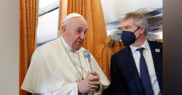 ローマ教皇、キーウ訪問「検討」　ウクライナ大統領要請受け