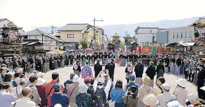 城端曳山祭、3年ぶり開催決定　富山県南砺　宵祭と本祭の巡行縮小