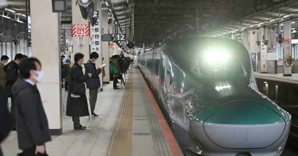 東北新幹線、仙台―一ノ関で運行再開　全線再開は20日前後