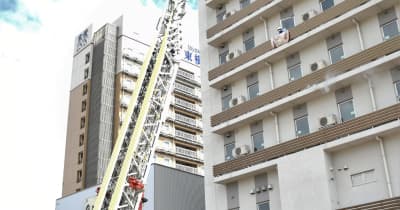 〈動画あり〉高層での火災を想定　スーパーホテル上越妙高駅西口　消防訓練を実施　上越南消防署