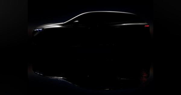 メルセデスベンツの新型EV『EQS SUV』、4月19日にモデル発表予定ティザー写真