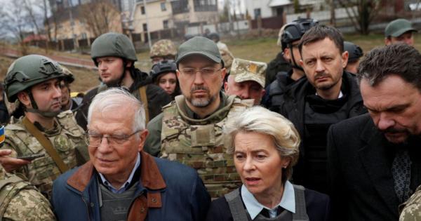 ＥＵ首脳がウクライナ訪問　虐殺のブチャ視察