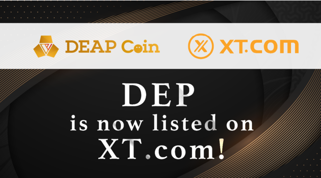 DEA、暗号資産DEAPcoin が暗号資産取引所「XT.com」で上場