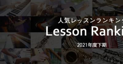 【1位はコロナ禍でも定番の人気・ピアノ】 山野楽器の音楽教室2021年度下期 人気レッスンランキングを発表