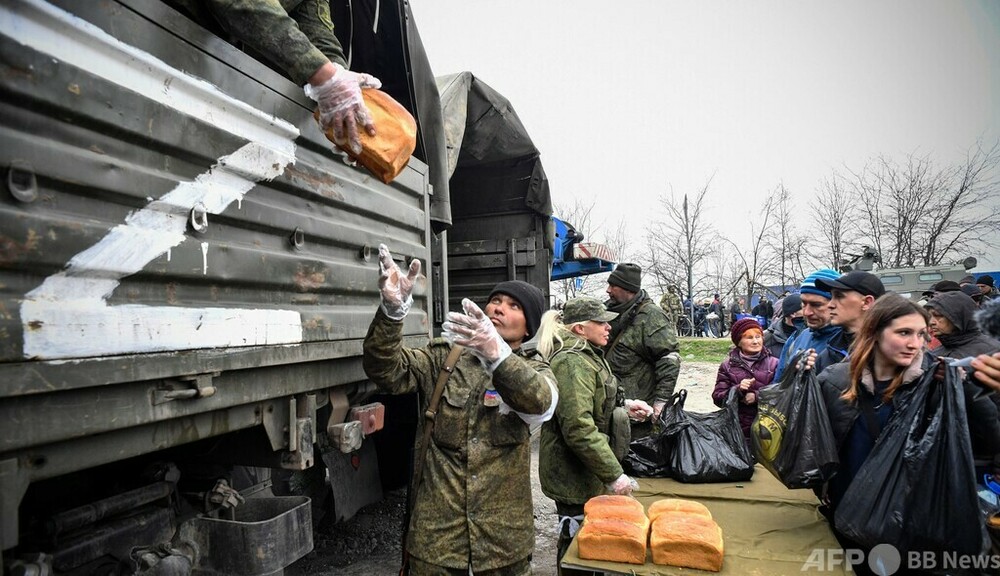 ウクライナ兵1000人超、マリウポリで投降 ロシア国防省