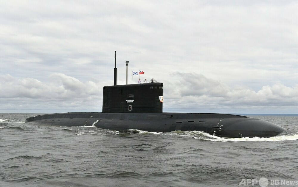 ロシア軍潜水艦、日本海で巡航ミサイルの発射実験