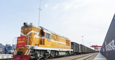 上海の感染対策を支援　黒竜江省から米3千トン積んだ貨物列車が出発