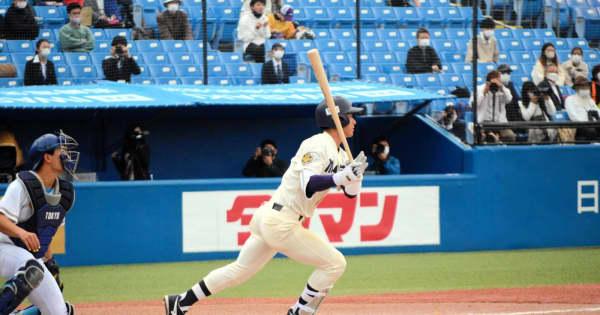 明大・宗山が4安打5打点と大活躍　東大下し勝ち点獲得　東京六大学野球