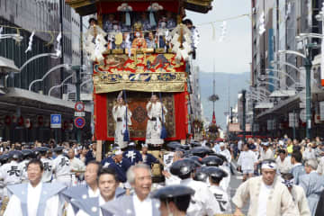祇園祭の山鉾巡行3年ぶり、京都　コロナで中止続き