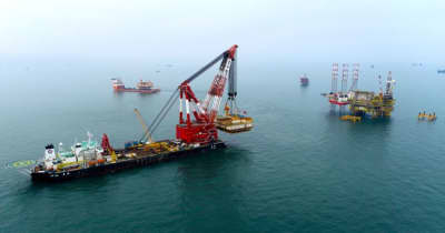 中国海洋石油集団、上海市場に上場　時価総額6500億元超