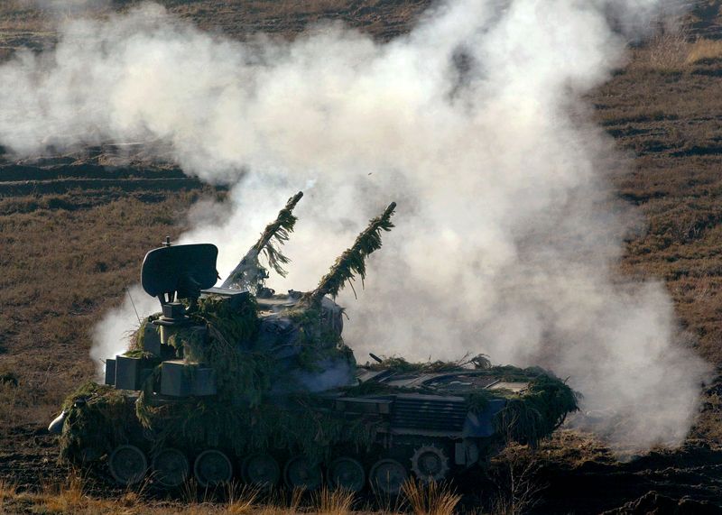 独、ウクライナに戦車供与へ　初の重火器支援