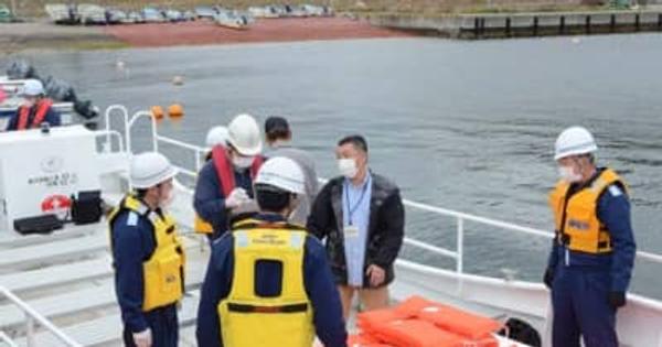 山田で旅客船「海童丸」を緊急安全点検　岩手運輸支局釜石海保