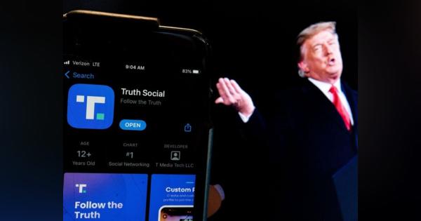 トランプ氏のSNSアプリ「Truth Social」、App Storeで再び首位