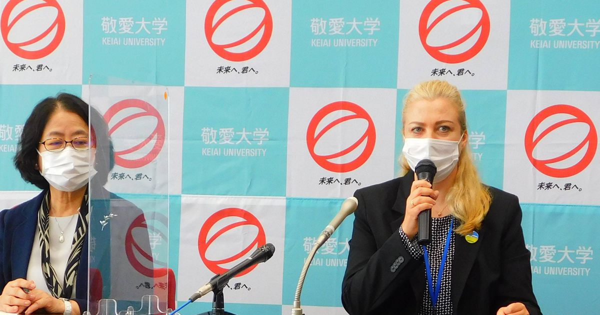 千葉市に避難のウクライナ女性「日本に感謝」「ロシア侵攻は虐殺」