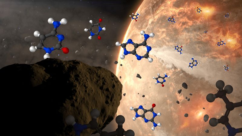 隕石から遺伝子に必要な分子検出、生命の起源「宇宙説」補強か