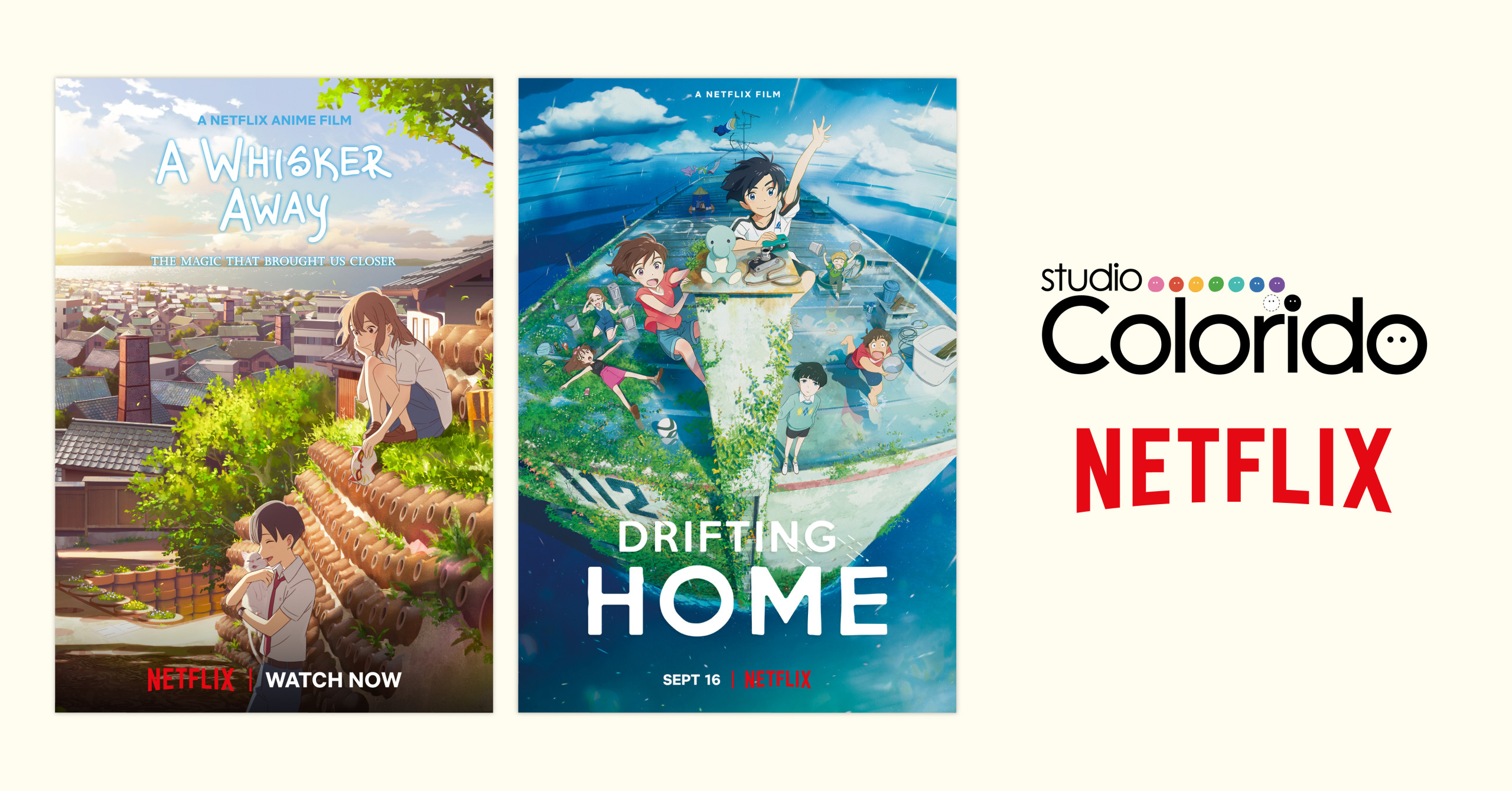 Netflix、日本のスタジオコロリドと新作長編アニメーション映画を共同制作　全世界独占配信