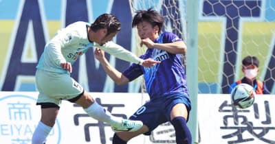 FC岐阜、痛い連敗　讃岐に1-2、フレイレ退場響く