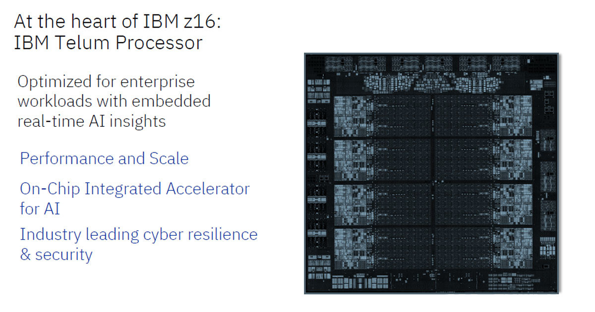 IBMの第16世代のz16システムとTelumプロセサ　Cool Chips 25
