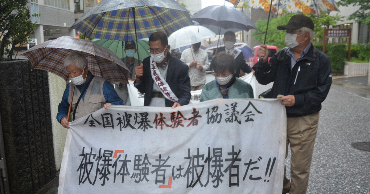 「法の下の平等に反する」　救済対象外とされた長崎の被爆体験者