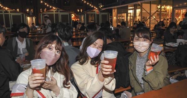 横浜赤レンガで春のビール祭り　3年ぶり開催、容器は環境に配慮