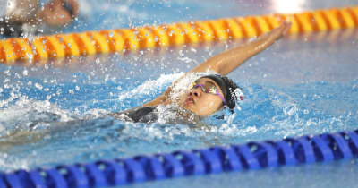競泳女子100m背泳ぎ予選、日本選手が出場　デフリンピック