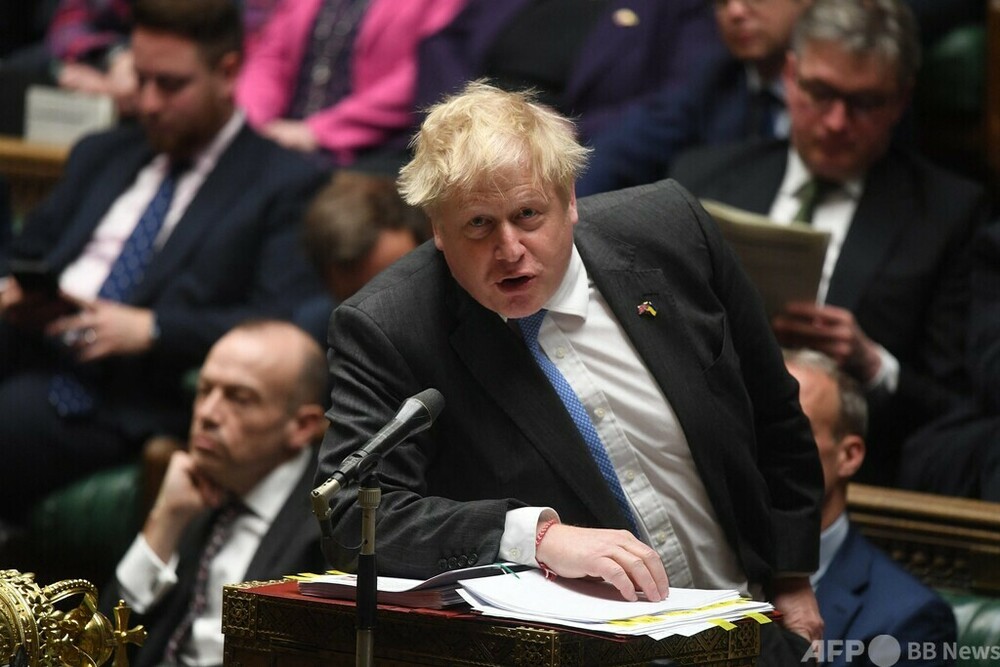 英首相、ウクライナ議会で演説 490億円の軍事支援表明