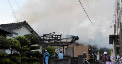 熊本市で民家全焼、焼け跡から1遺体