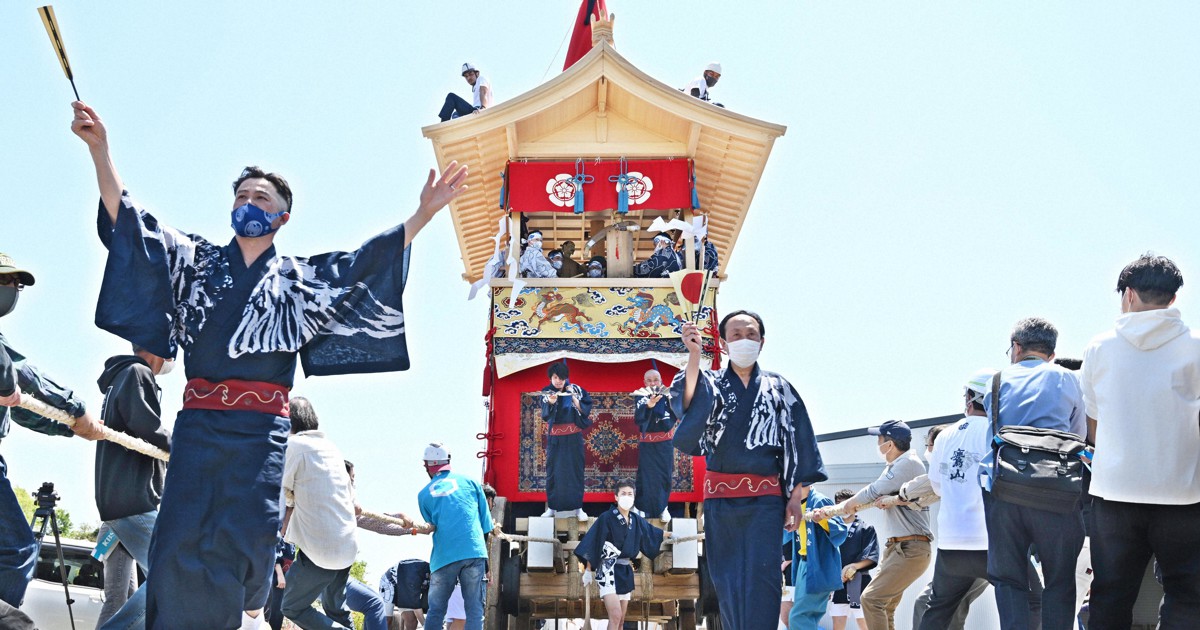 祇園祭、196年ぶり山鉾巡行参加へ　再建の「鷹山」試し曳き