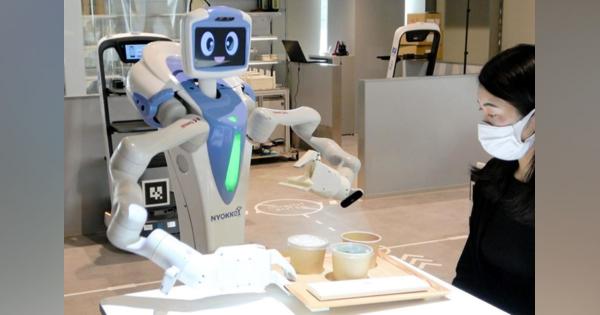 調理から配膳、掃除も全部ロボットで　川重が東京に実証レストラン