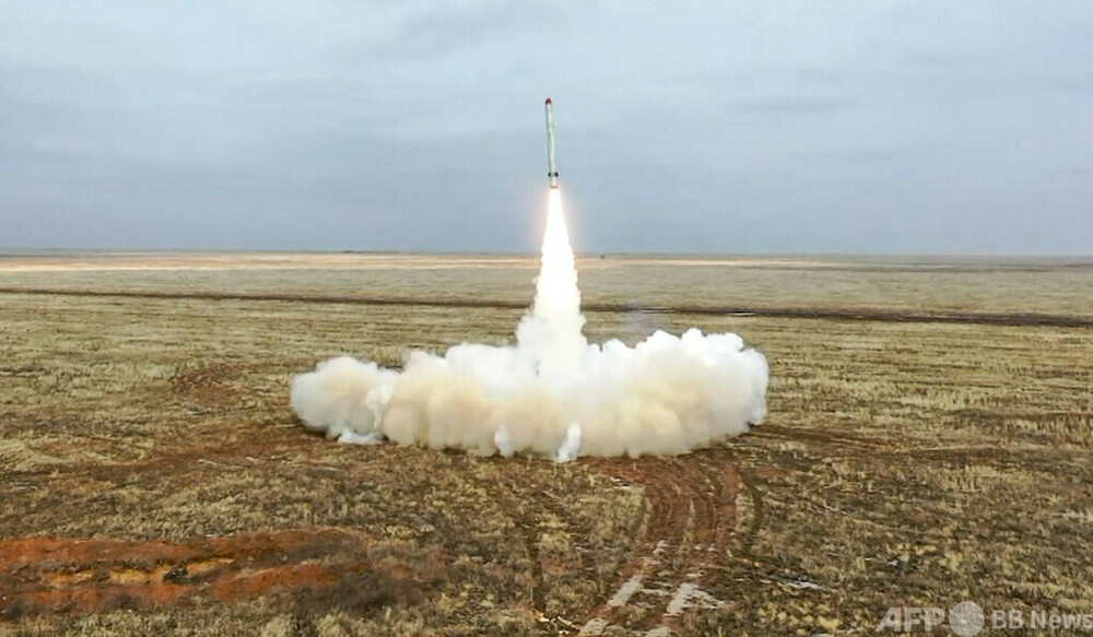 ロシア、核搭載可能ミサイルの模擬発射訓練