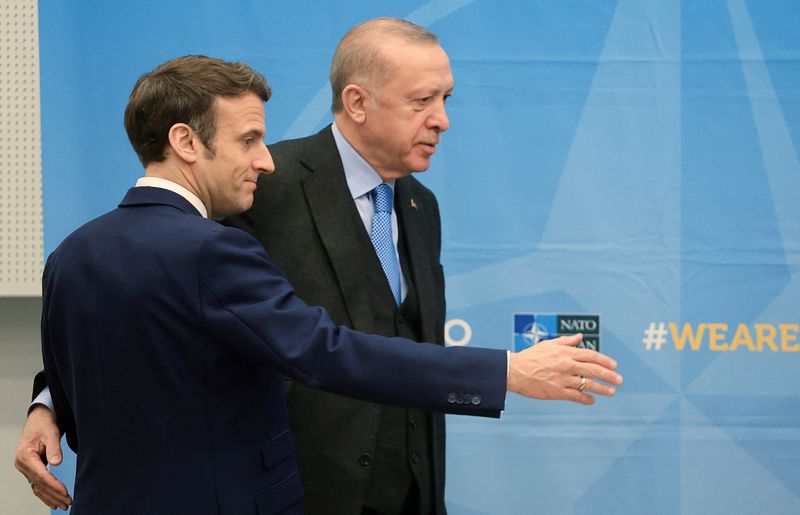 仏・トルコ首脳が電話会談、ウクライナ情勢協議