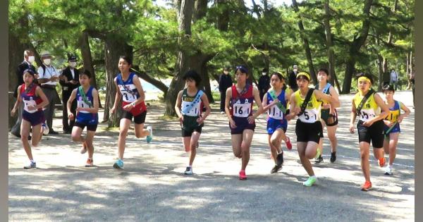 中学生ランナー、天橋立や阿蘇海沿い駆け抜ける　京都・宮津でマラソン大会