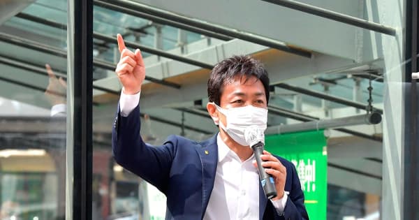 国民民主党・玉木代表「給料上がる経済取り戻す」　横浜駅で演説　経済安保の必要性も訴える
